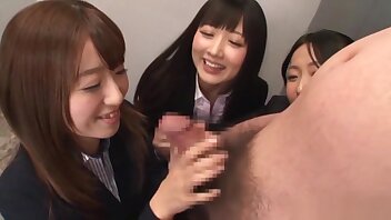 Japanese Porn Star Gets Banged by Her Lucky Office Ladies in Group Fuck Fest