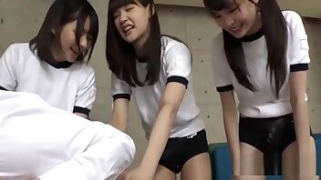Japanese Teen Idols Get Fucked Hard in Anal Group Sex with Strap-on and Rough Treatment